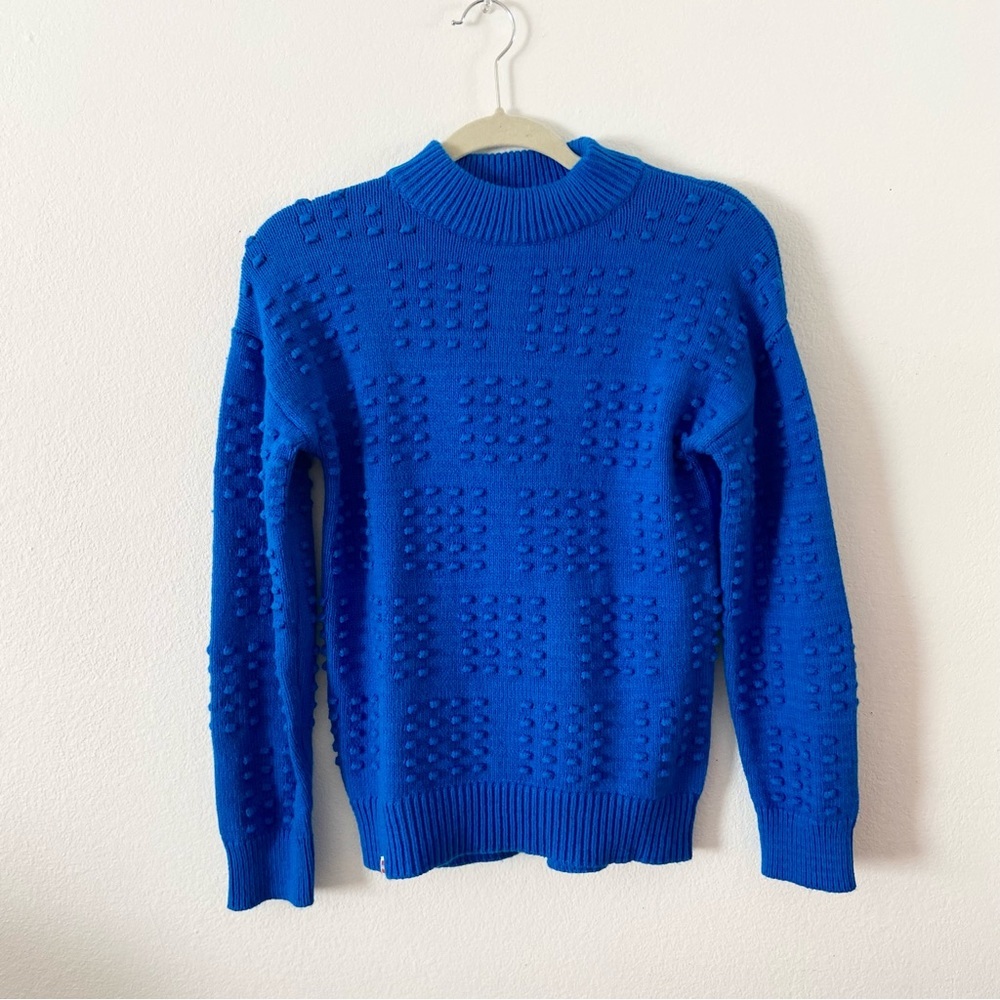 Target Lego blue knit long sleeve sweater new with tags